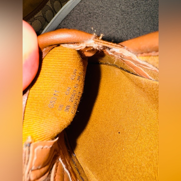 Coach Logo Slip On Sneakers C115 Size 9B - Picture 8 of 10